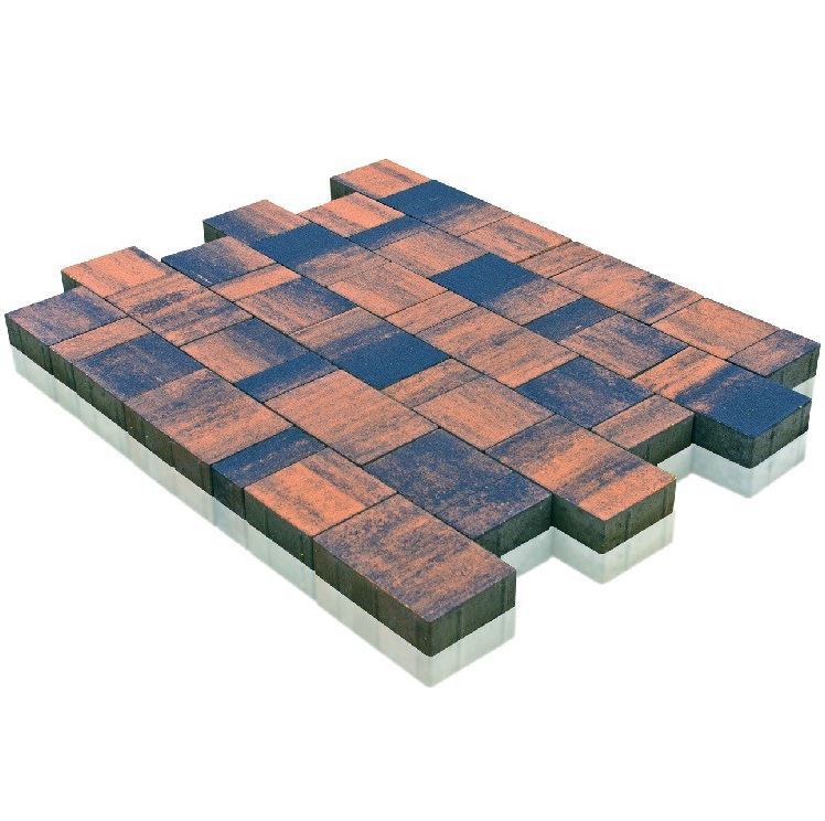 Плитка тротуарная Старый Город Ландхаус ColorMix Техас h60 80х160,160х160,240х160 — Grandline