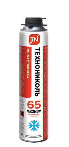 Пена монтажная ТЕХНОНИКОЛЬ 65 MAXIMUM зимняя — Grandline