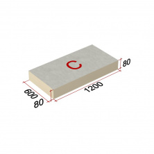 LOGICPIR Slope-3,4% (C) СХ/СХ 1200х600х80 (упак, 7 плит, 5,0400 кв.м) — Технониколь