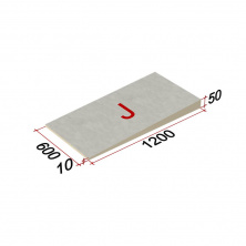LOGICPIR Slope-3,4% (J) СХ/СХ 1200х600х10-50 (упак, 18 плит, 12,9599 — Технониколь