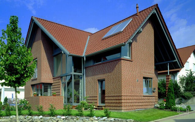 Клинкерный кирпич АВС Tecklenburg rot-nuanciert handform-besandet, NF — 240х115х71