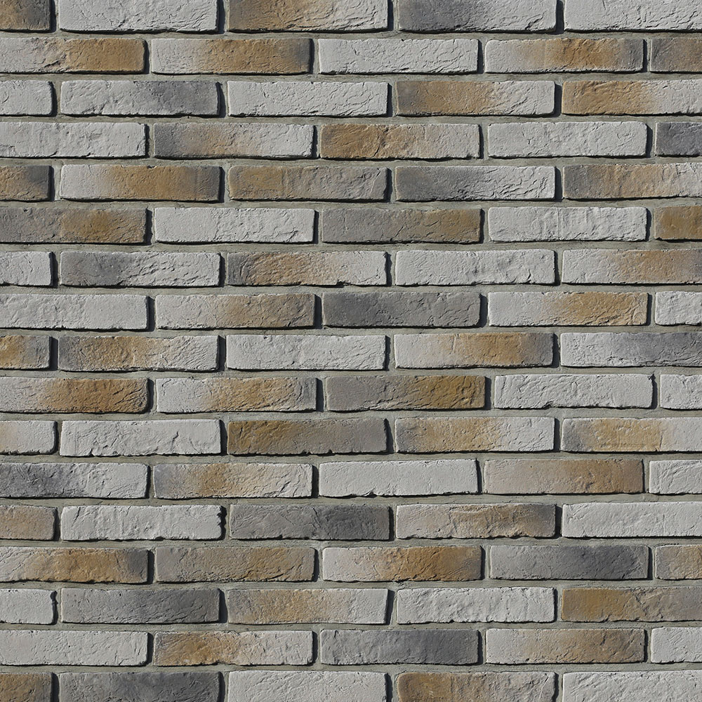 Рядовая плитка White Hills Бергамо брик 370-80 с расшивкой 1,2 см — Grandline