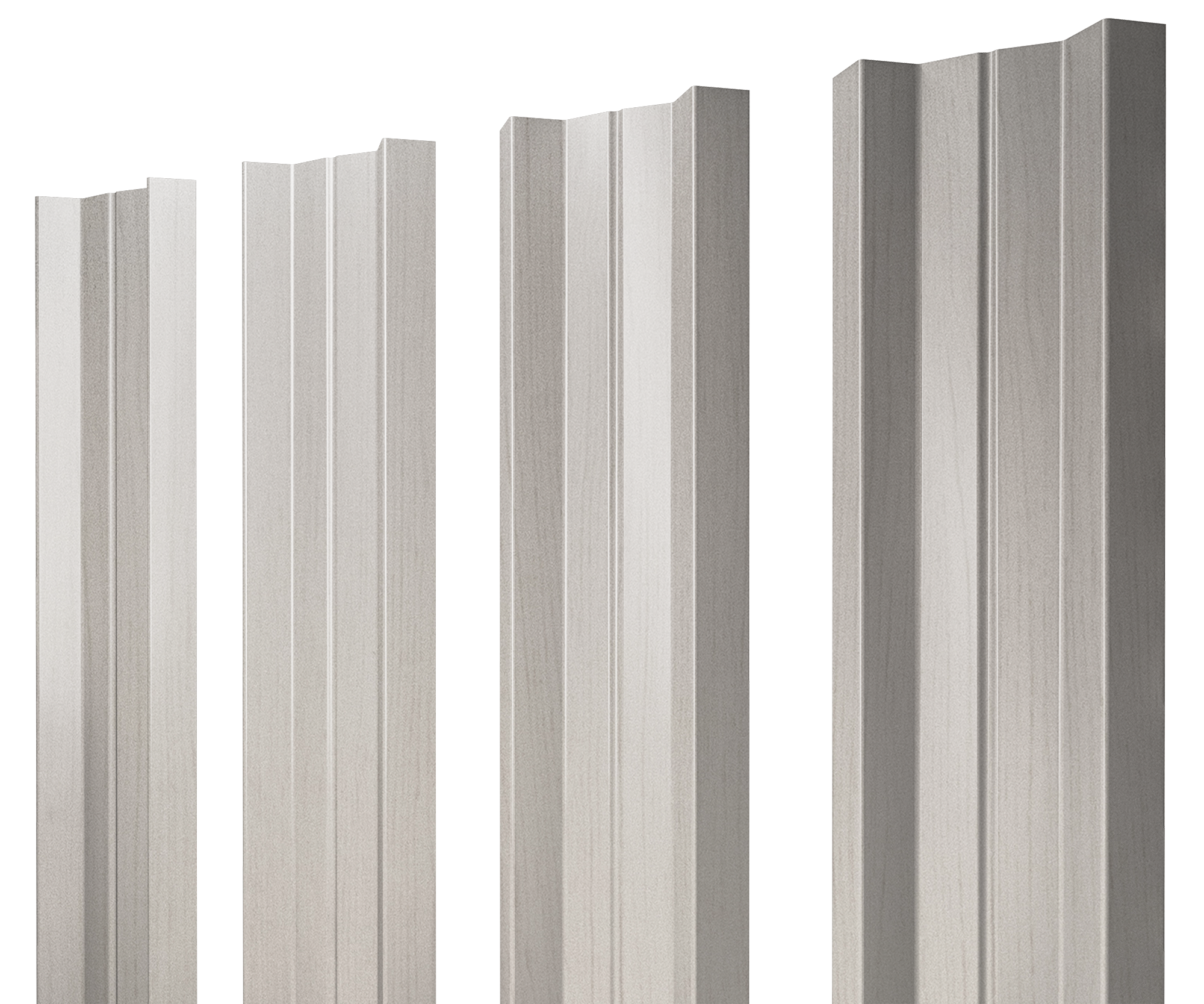 Штакетник М-образный А с прямым резом 0,45 Print Elite Milky Wood TwinColor — Grandline
