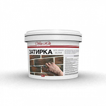 БЕЛАЯ затирка WHITE HILLS, (ведро, 4,5 кг) — Grandline