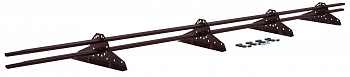 Снегозадержатель NEW трубчатый Grand Line RAL 3007 3м — Grandline