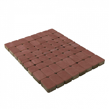 Плитка тротуарная Классико Винный h60 57х115 115х115 172х115 — Grandline