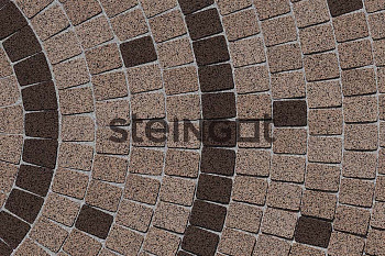 Плитка тротуарная Steingot Granit Premium Классика арко высота 60мм Bruno частичный прокрас — Grandline