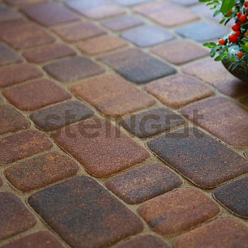 Плитка тротуарная Steingot Colormix Классика высота 60мм Блэнд частичный прокрас — Grandline