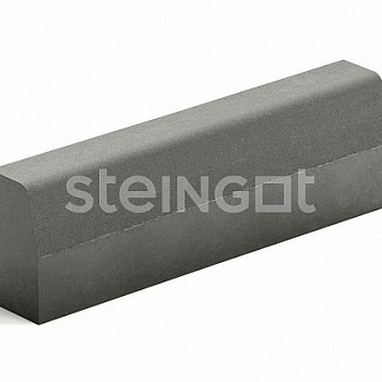 Бордюр дорожный Steingot Моноцвет 1000х300х150мм серый частичный прокрас — Grandline