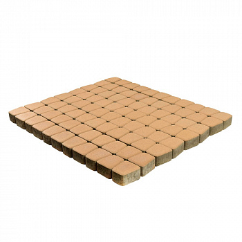 Плитка тротуарная Классико круговая Медовый h60 73х110х115 — Grandline