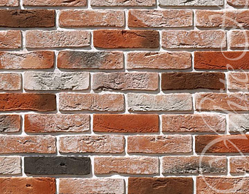Рядовая плитка White Hills Лондон брик, 301-50 c расшивкой 1,2 см. — Grandline