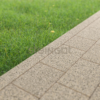 Бордюр садовый Steingot Granit Premium 1000х200х80мм Caramello частичный прокрас — Grandline