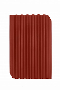 Черепица фиброцементная Профи Тисма 40/150-8-1740х1130х5,8 красный — Grandline