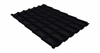 Металлочерепица классик 0,5 Satin RAL 9005 черный — Grandline