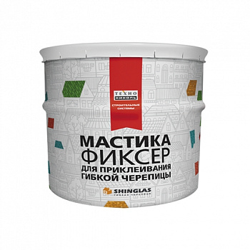 Мастика для гибкой черепицы ТЕХНОНИКОЛЬ №23 Фиксер, ведро 3,6 кг — Grandline