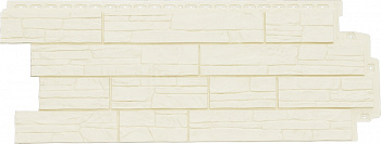 Фасадная панель Grand Line Сланец Classic молочный — Grandline