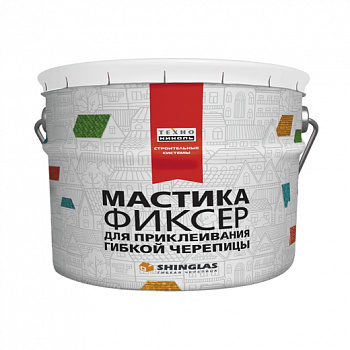 Мастика для гибкой черепицы ТЕХНОНИКОЛЬ №23 Фиксер, ведро 12,0 кг — Grandline